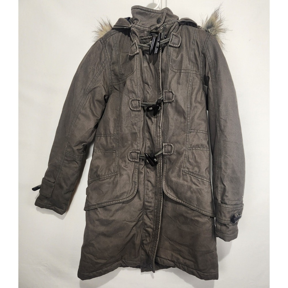 I. Spiewak & Sons Women's Parka Military Cozy Jacket Gray Size XS